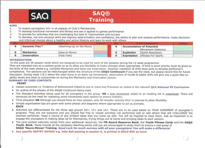 SAQ Upskilling CPD For Teachers & School Staff, Half Day or Full Day - includes Lesson Plans and Resources Pack