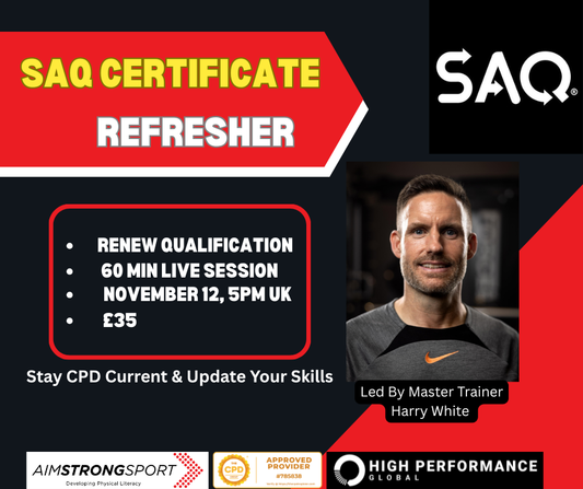 SAQ Certificate Refresher